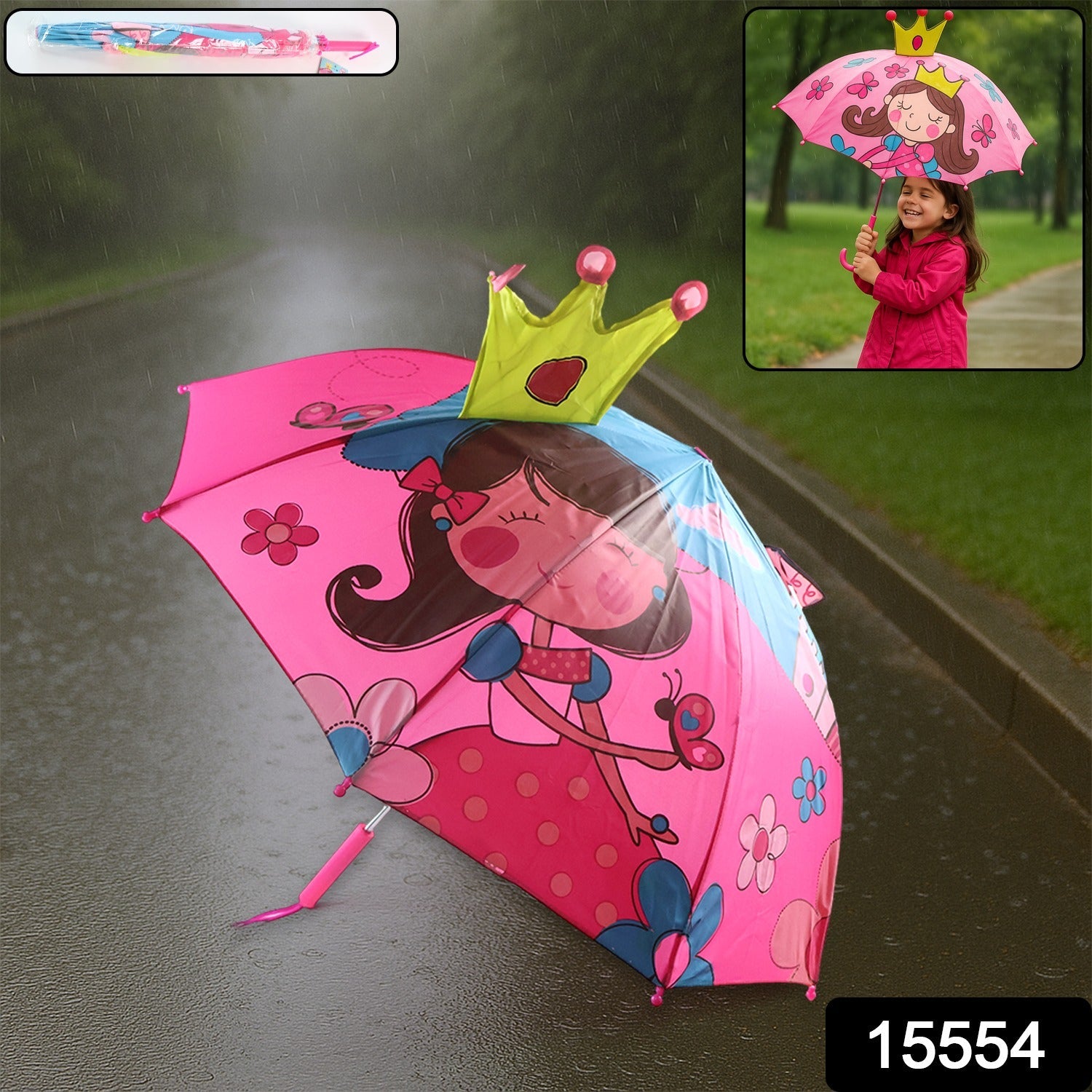 Sky Giggles Cartoon Rain Umbrella Sky Giggles Cartoon Rain Umbrella